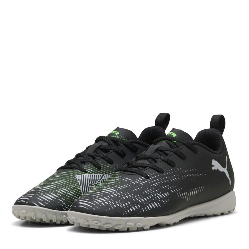 Puma Childrens/Kids Future 8 Play Artificial Ground Football Boots / Black/Green